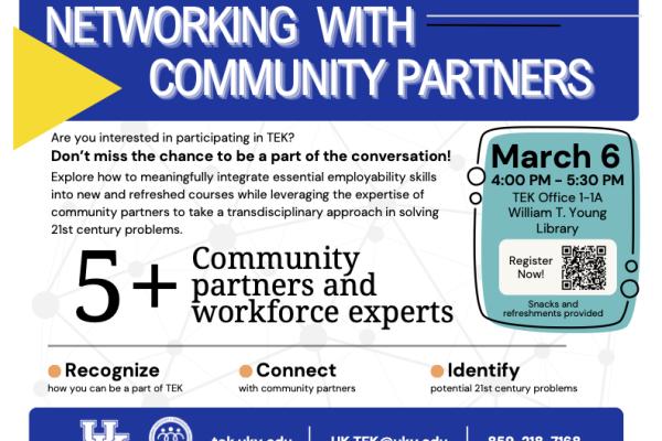 TEK networking flier