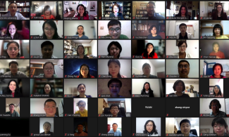 zoom screen with jilin faculty and celt staff