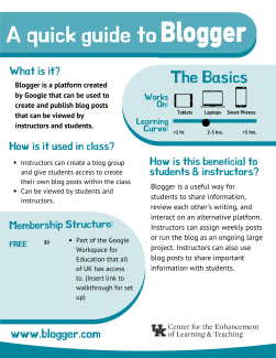 Cover Image for A Quick Guide to Blogger