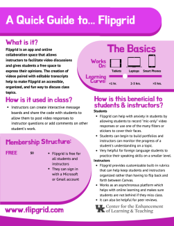 Cover Image for A Quick Guide to Flipgrid