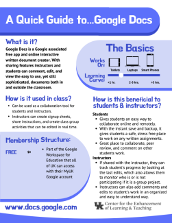 Cover Image for A Quick Guide to Google Docs