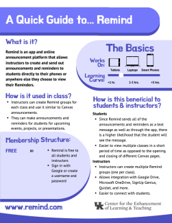 Cover Image to A Quick Guide to Remind