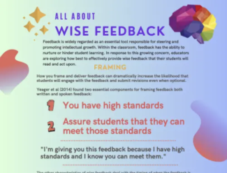 Cover image for WISE Feedback handout